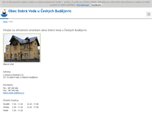 Tablet Screenshot of dobravodaucb.cz